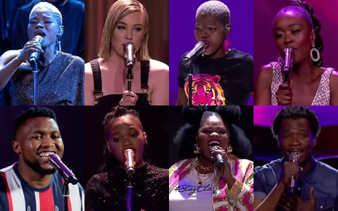 Idols SA 2019 Top 8 Contestants