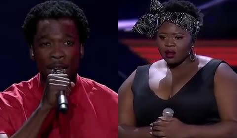 Idols SA 2019 Finalists Luyolo Yiba and Sneziey Msomi