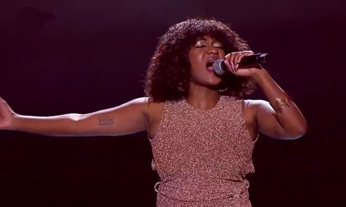Dee Mayekane performing ‘Rolling In The Deep’ by Adele