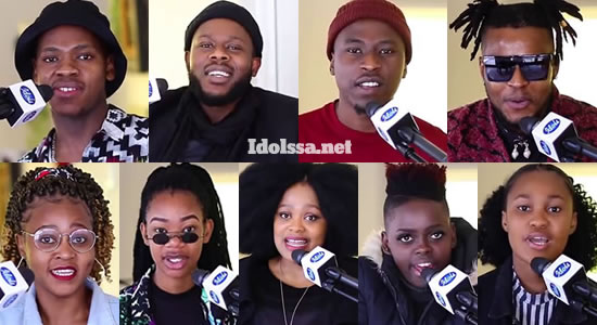 Idols SA 2020 'Season 16' Top 9 Contestants