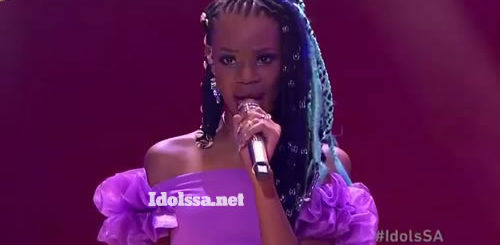 Idols SA 2020 'Season 16' Top 7 'Showstopper': Ntokozo Mvelase performing ‘Break My Heart’ by Dua Lipa