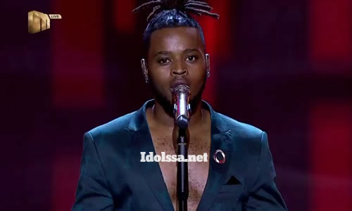 ZanoThando performing ‘Mmatswale’ by Caiphus Semenya on Idols SA 2020