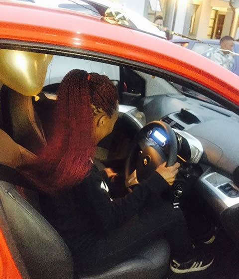 Somizi Mhlongo buys daughter, Bahumi Madisakwane a car