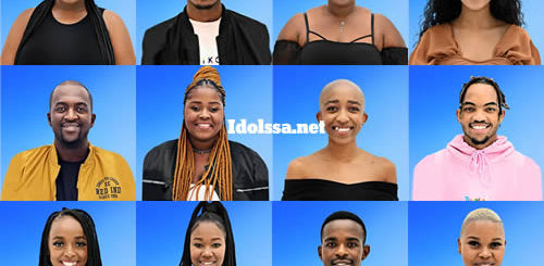 Idols SA Season 18 Top 12 Contestants in 2022