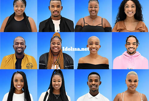 Idols SA Season 18 Top 12 Contestants in 2022