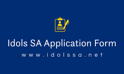 Idols SA Application Form