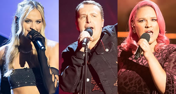 Australian Idol 2023 Top 6 eliminated contestants, Amali Dimond, Ben Sheehy, and Anya Hynninen