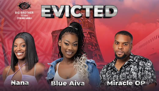 Big Brother Titans Season 1 Week 9 evicted housemates