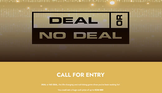 How to enter Deal or No Deal South Africa