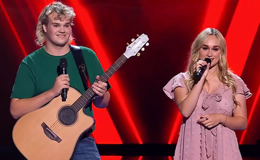 Zac and Eliza - The Voice Australia Season 12 contestants in 2023