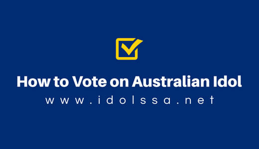 How to Vote Australian Idol